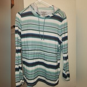 L.L. Bean Multicolor Striped Pullover